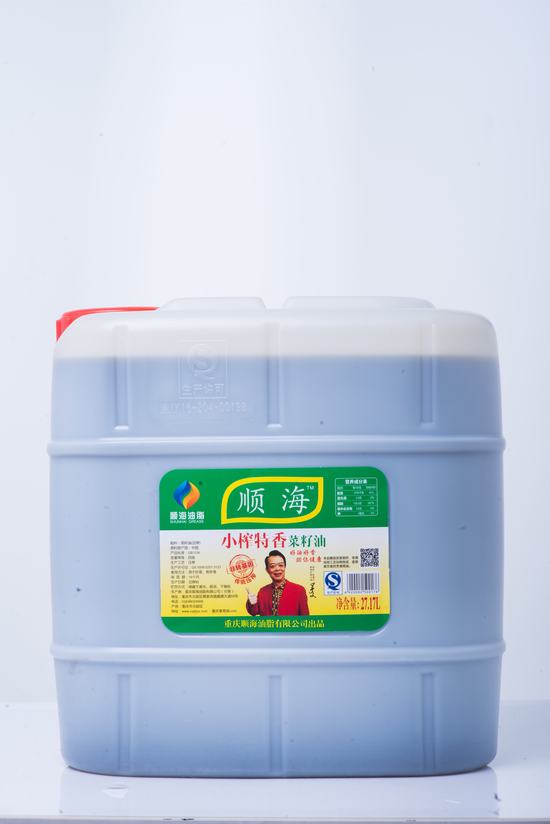 顺海 小榨特香菜籽油（周转桶） 27.17L