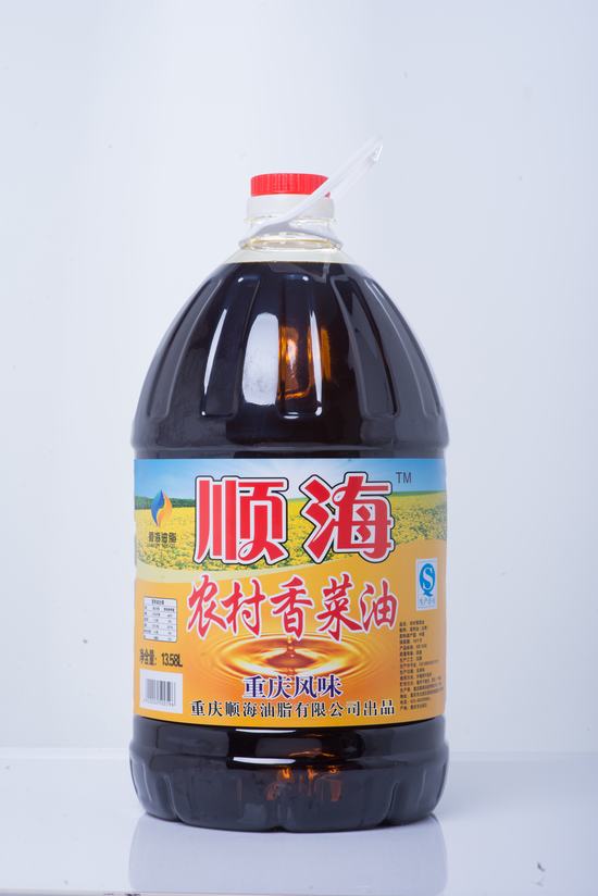 顺海 农村香菜油 13.58L