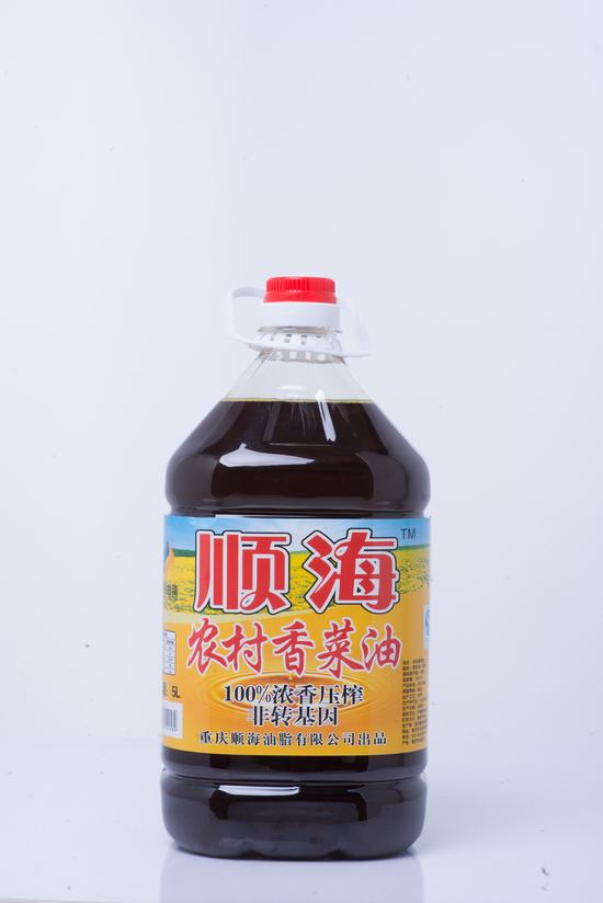 顺海 农村香菜油 5L