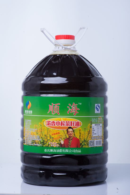 顺海 浓香小榨菜籽油（一次性装） 27.17L