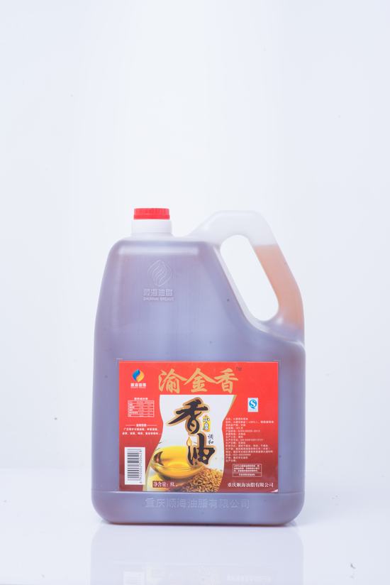 渝金香 芝麻调和油香油 5L